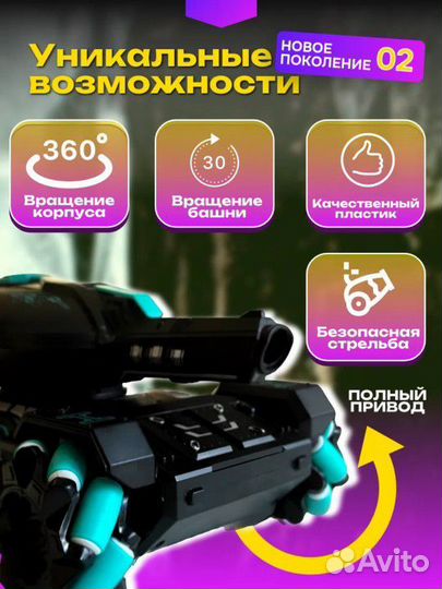 Танк на радиоуправлении новый