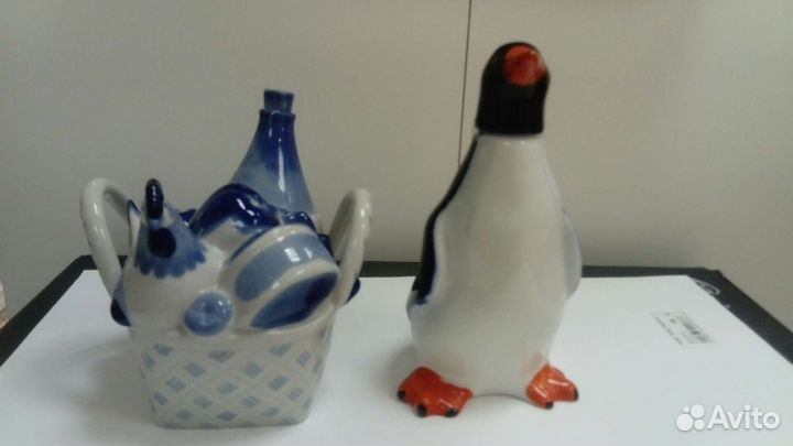 Фарфоровые статуэтки, кобольт, посуда СССР