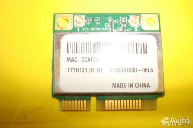 Wi-Fi адаптер модуль для ноутбука T77H121.10 HF