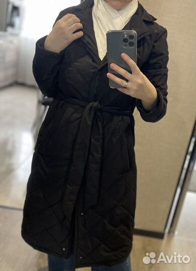 Стеганое пальто