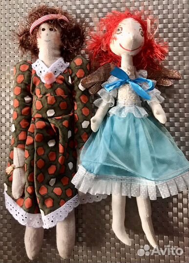 Куклы тряпичные в стиле Тильда