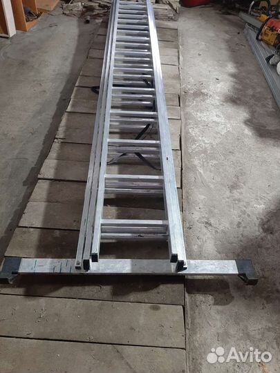Лестница раздвижная алюминиевая