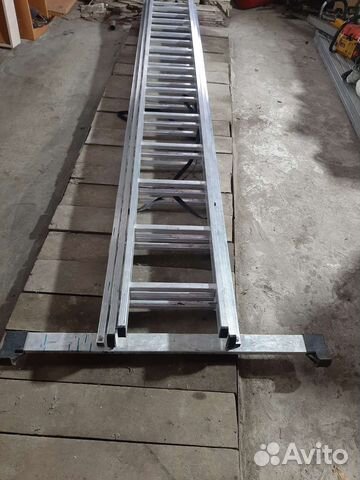 Лестница раздвижная алюминиевая