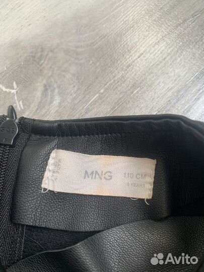 Кожаное платье на девочку