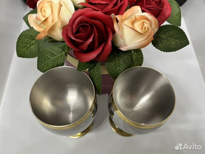 Бокал Цептер (Принц) с позолотой