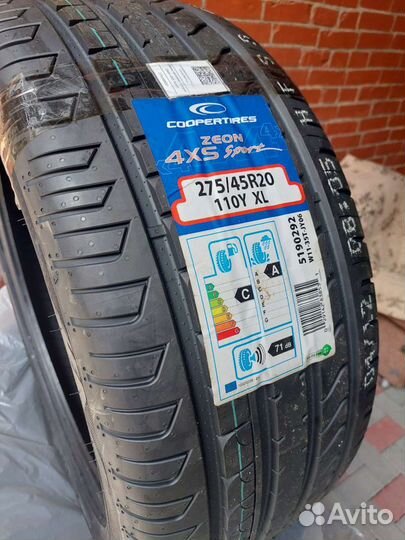 Cooper Zeon 4XS 275/45 R20 110