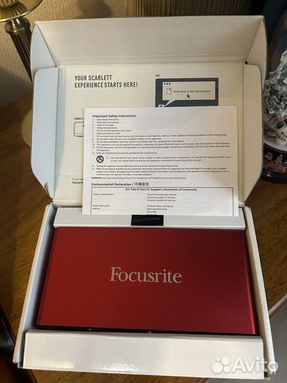 Звуковая карта Focusrite Scarlett 2i2 3rd Gen