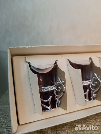 Рюмки с подстаканниками