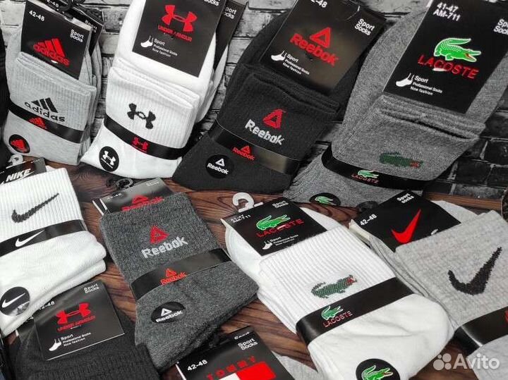 Носки Nike Adidas Reebok Puma Jordan