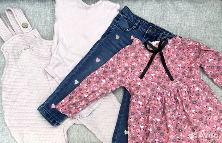 Пакет вещей для девочки 86 92 размер