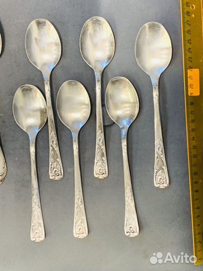 Ложки столовые и десертные мельхиор