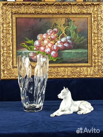 Хрустальная ваза 28 см