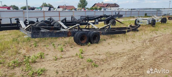 Портовая телега прицеп для катера 12м+