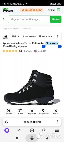 Кроссовки adidas Terrex Pathmaker