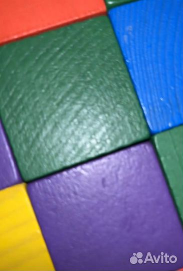 Кубики деревянные