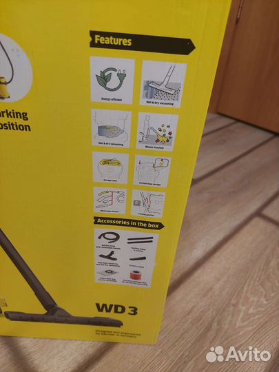 Пылесос Karcher wd 3