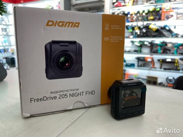 Видеорегистратор, Digma FreeDrive 205 night FHD, Н