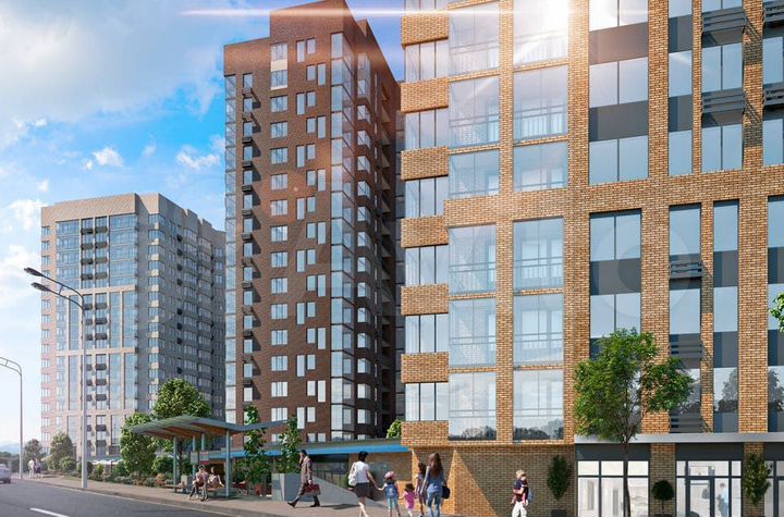 2-к. квартира, 73,2 м², 3/17 эт.