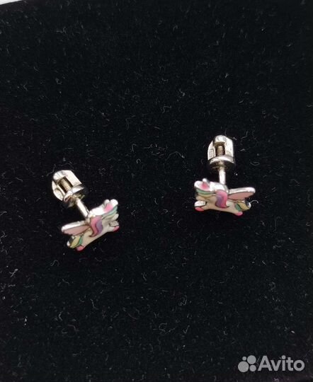 Серьги детские