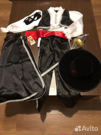 Костюм карнавальный детский Зорро