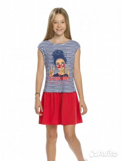 Платье 140, 164 Pelican (новое) хлопок трикотаж