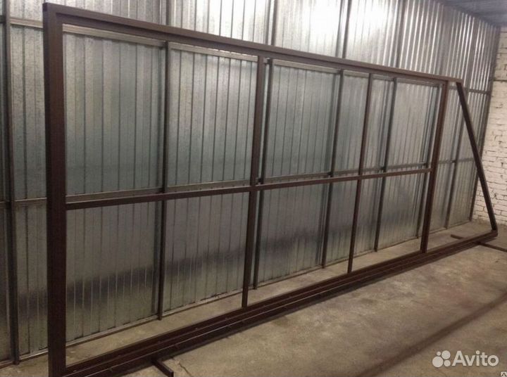 Откатные ворота каркас