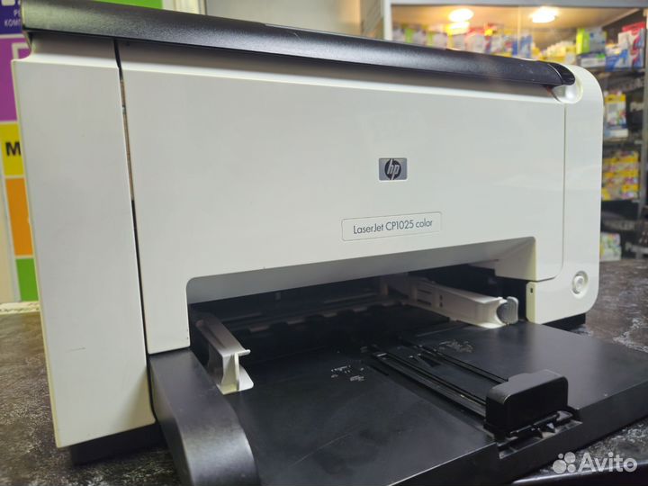 Цветной лазерный принтер HP CP1025 с wifi
