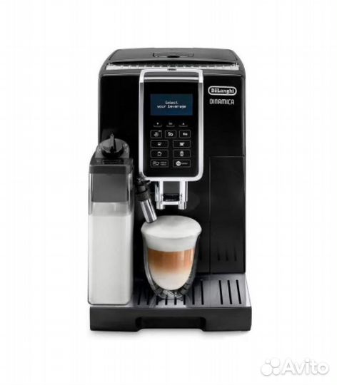 Кофемашина DeLonghi Dinamica ecam 359.55 B, черный