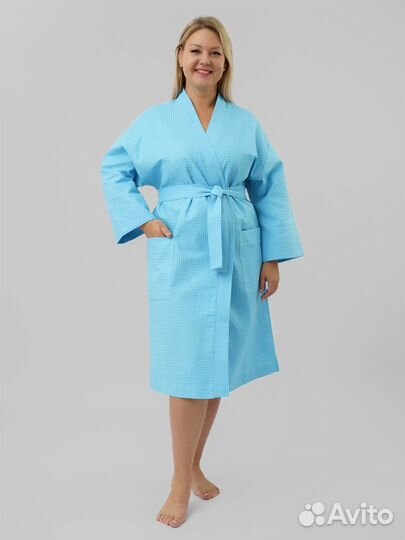 Халат банный вафельный Артикул 1424 - 1421
