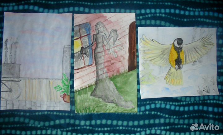 Акварельные рисунки