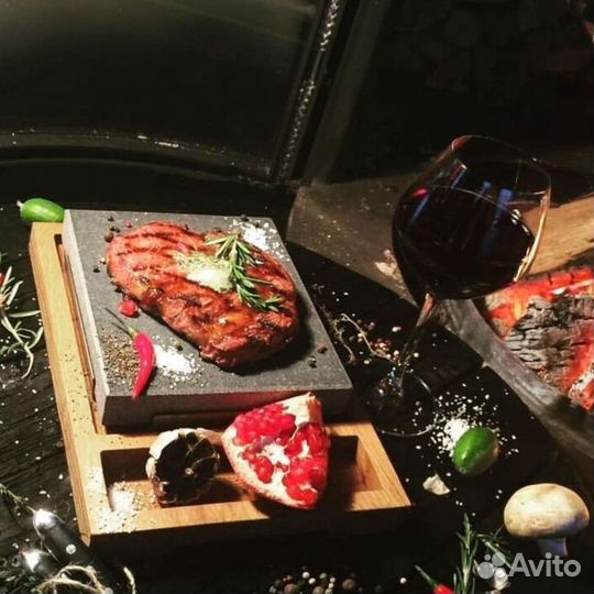 Вулканический камень для жарки