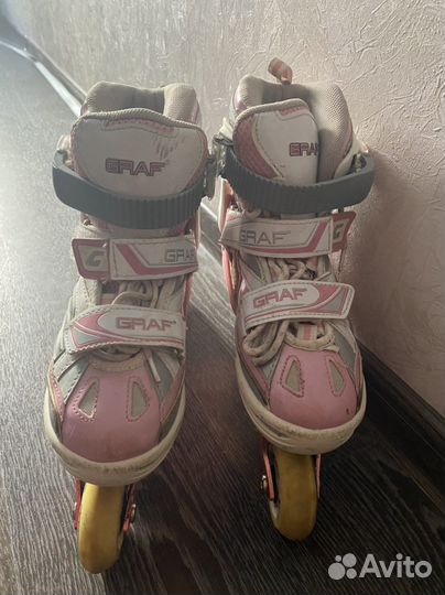 Роликовые коньки детские раздвижные