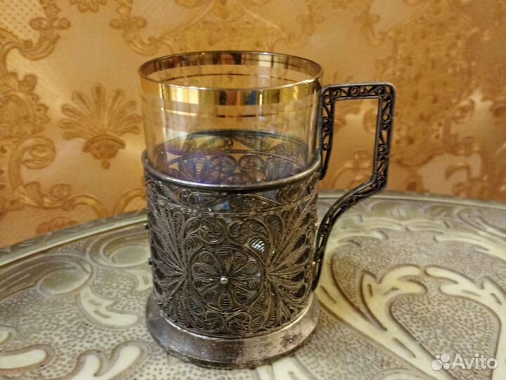 Старинные подстаканники