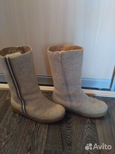 Сапоги для девочки зима Р35