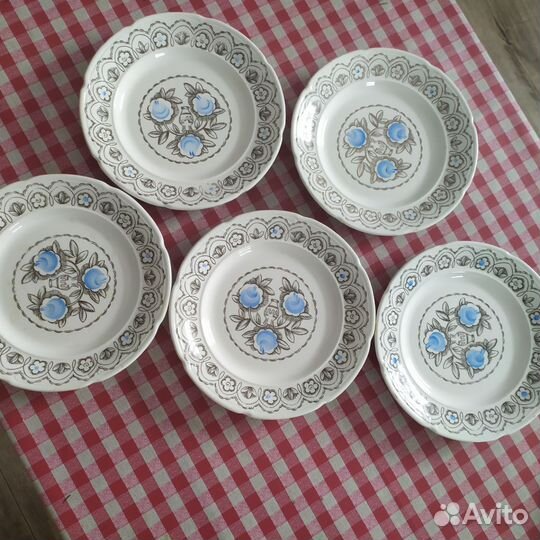 Тарелки зик Конаково СССР