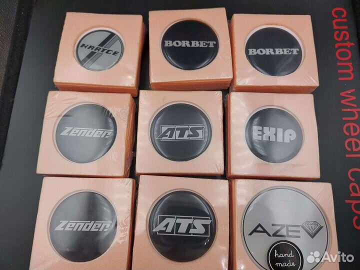 Наклейки на цо Azev, ATS, Borbet, MK, Exip