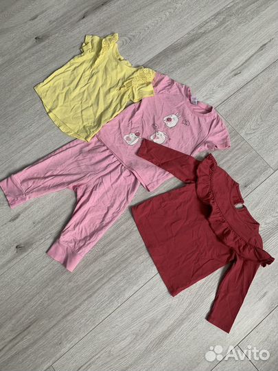 Вещи для девочки пакетом 92