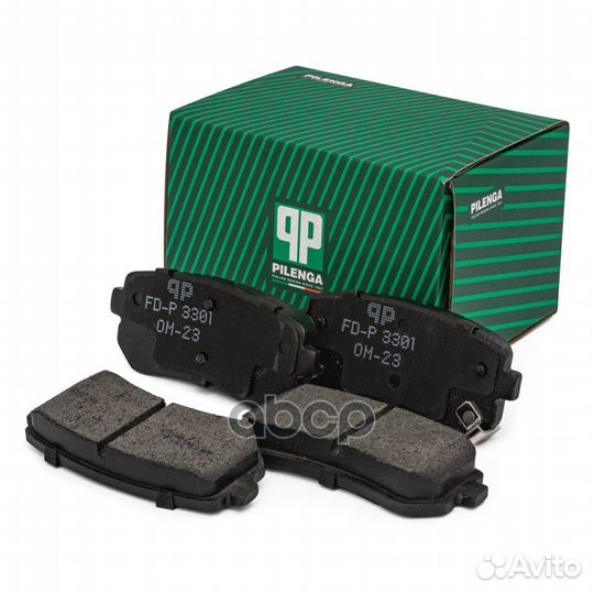 Колодки тормозные дисковые зад прав/лев FDP3