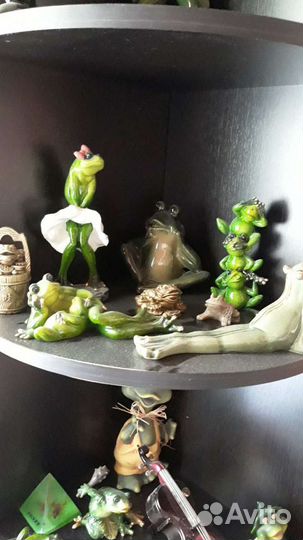 Лягушки керамика статуэтки