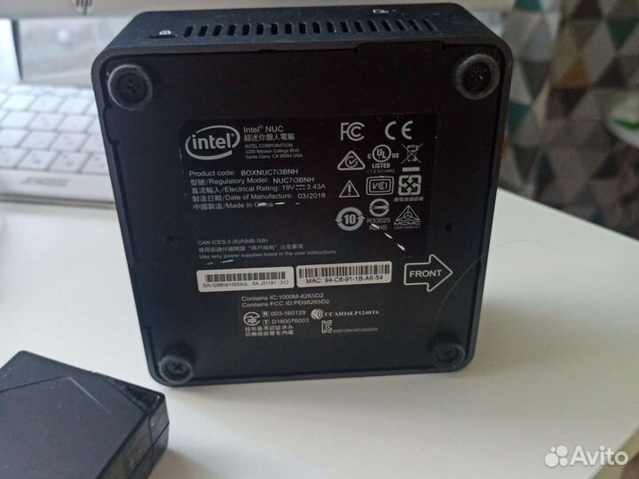 Монитор hp 22fw и Платформа Intel NUC7I3BNH NUC