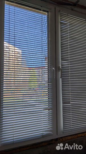Жалюзи горизонтальные алюминиевые б/у