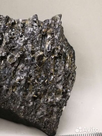 Антраксолит, шунгит, пирит. Зажогинское, Карелия