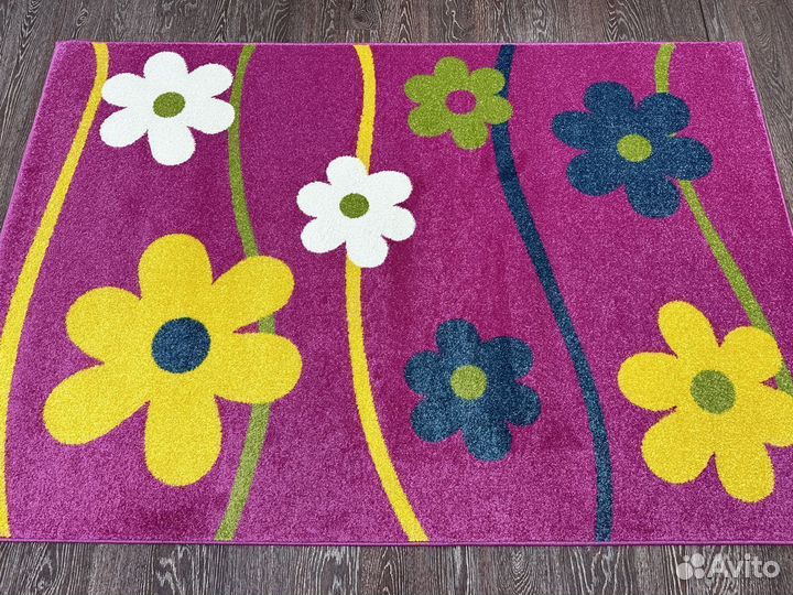 Ковер детский 1.2х1.8 розовый