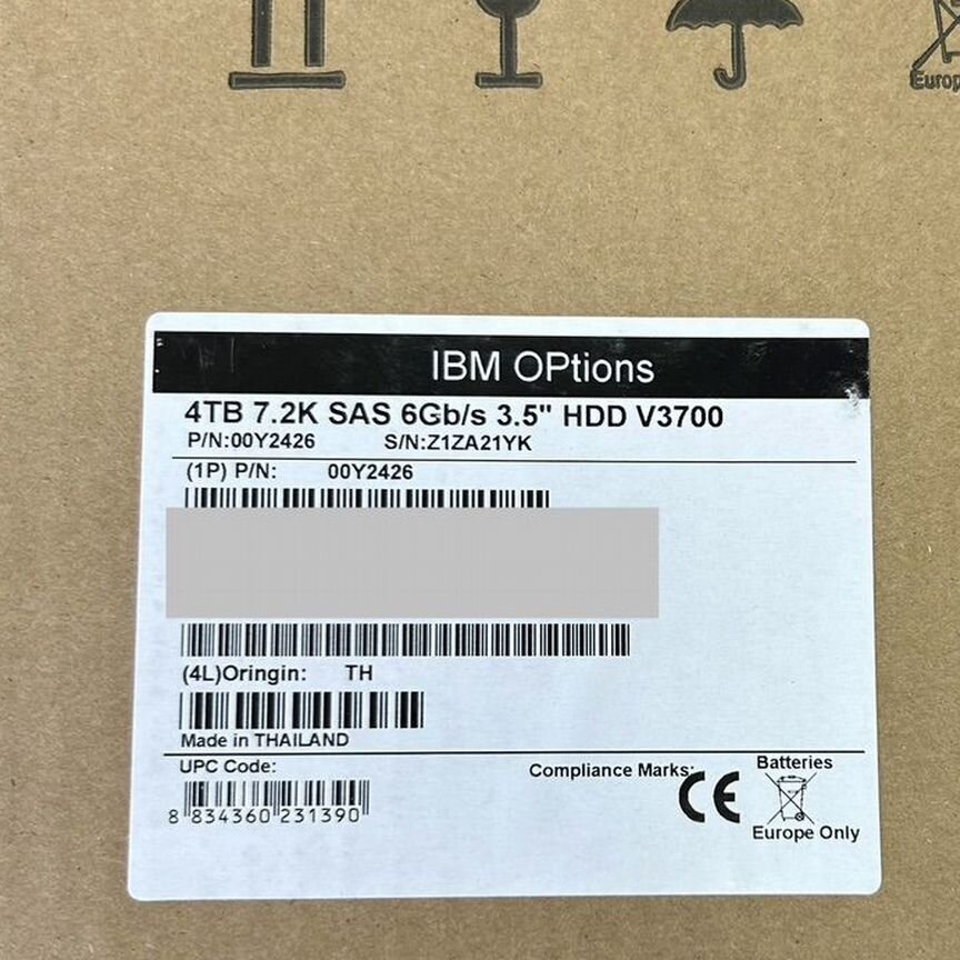 [00Y2426/00Y5826/00Y2475] Жесткий Диск Ibm 4tb