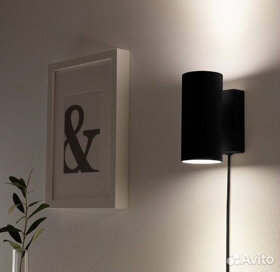 Бра белый IKEA Nymane икея нимоне