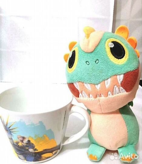 Мягкая игрушка Грумгильла с кружкой новая