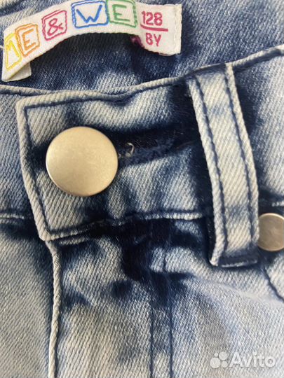 Модные шорты джинс девочка 122-134