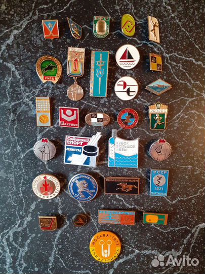 Спорт. Значки СССР. Два набора