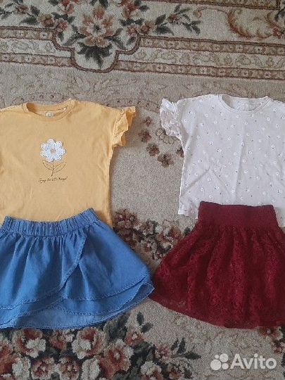Пакет одежды для девочки на рост 110- 116 см