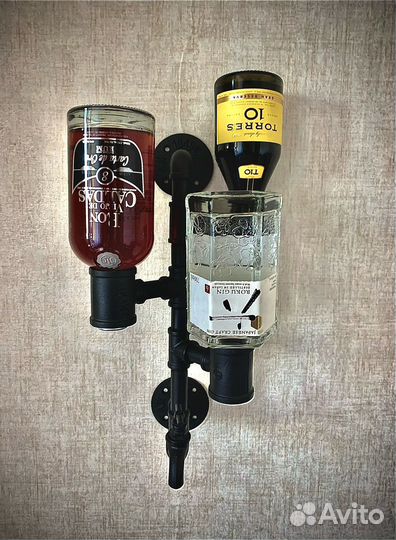 Держатель винных и других видов бутылок лофт